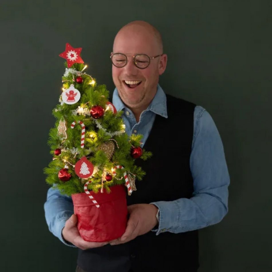Kerstboom Jingle Red